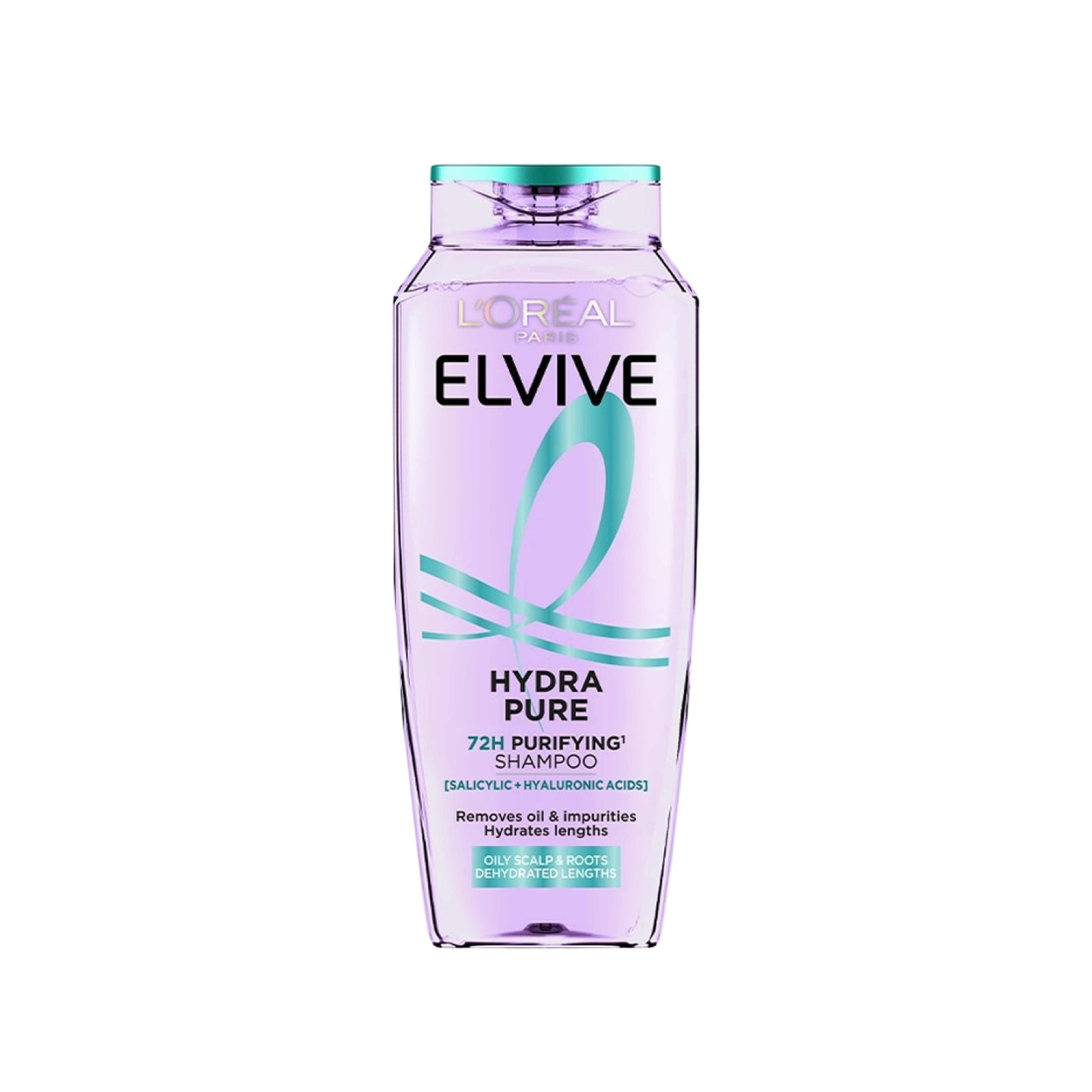 L'Oréal Elvive Hydra Pure 72H Purifying Shampoo bottle.